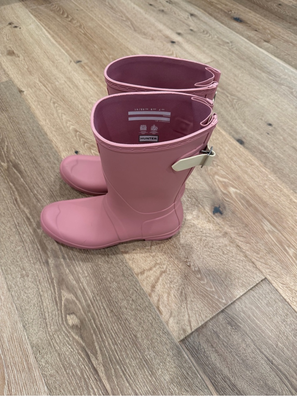 Hunter Pink Women's Original Rain Boots - Picture 2 of 6